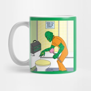 Fish Guy Plumber Mug